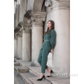 Veste et pantalon vert Army pour femmes